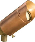 Copper Accent 1-Light 12V Mini Outdoor Uplight With MR16 Socket, Wet Location Ready, featuring copper finish and heat-resistant glass
