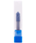 BestParts solid carbide end mill, double-ended chamfer, AlTiN coated, 4-flute, 3/8 dia, 2-1/2 in OAL, close-up case.