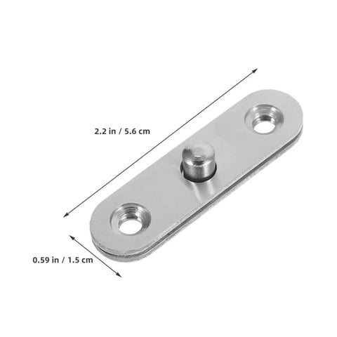 Stainless Steel Folding Butt Hinges For Cabinets And Furniture Six Pack Space Saving Design With Easy Disassembly