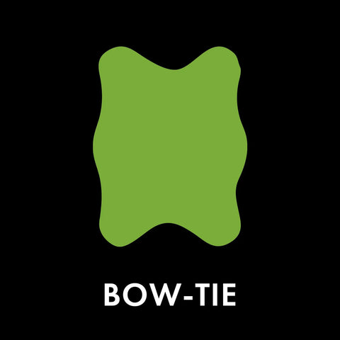 Bow tie shape diagram for Durable Mulching Blade For 21 Inch Lawn Mowers Fits MTD Cub Cadet Troy Bilt And Craftsman Replaces 742 0741 942