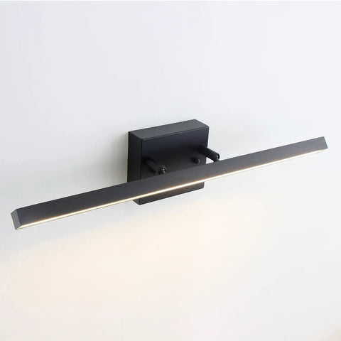 24 Inch Black Vanity Light For Bathroom, Modern LED Wall Sconces With Rotatable Heads, 3000K Soft White, 20W Dimmable
