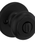 Cove Keyed Entry Door Knob With Lock And SmartKey Security Matte Black Exterior Doorknob For Front Door And Bedroom Durable Lockset