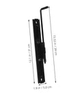 Seat Slider Track Set For Bucket Seats No Hassle Install Sliding Rails Mounting Frame detailed black iron rail