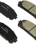 Bosch BC1324 QuietCast ceramic disc brake pad set, front, four pads.