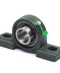 Four Pack Half Inch UCP201-8 Self Aligning Pillow Block Mounted Bearing, Premium Cast Iron Housing With Alloy Steel 52100 Insert