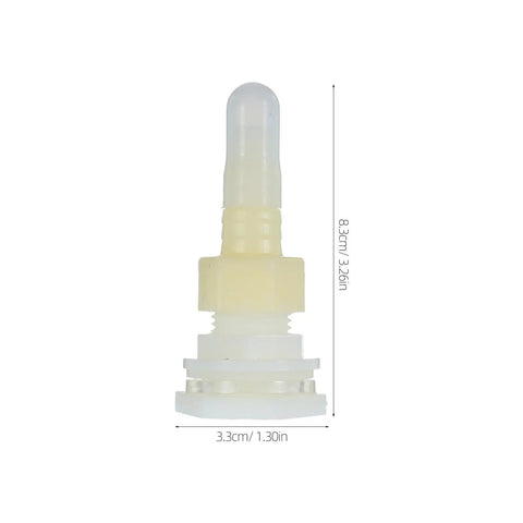 High Temperature Resistant Plastic Hose Barb Drain Valve For Steam Sauna Units And Fumigation Machines Leak Proof Bulkhead Fitting