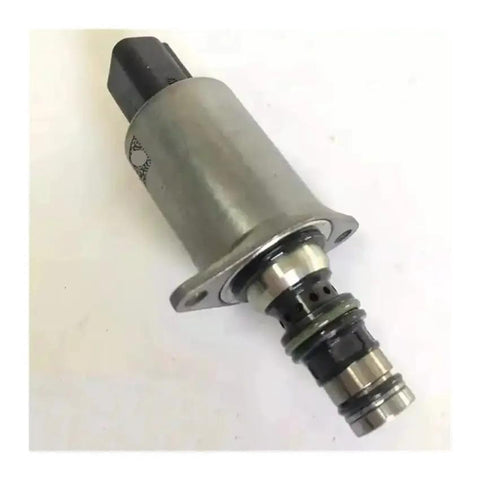 Heavy Duty Grind Proportional Solenoid Valve For Excavator 1017969 24 Volt Hydraulic Control Relay With Black Plug Shop Approved For Sy215 Sy235-9c Sy335 Rig Parts, metal body with black plug detail.