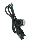 Stainless Steel Oil And Fuel Pressure Sensor Transducer with 1/8-27 NPT Thread 0-100 Psi Range, IP65 Waterproof Connector