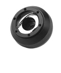 Fast Steering Wheel Quick Release Kit With Short Hub Adapter For FRS And BRZ Locking Quick Release in black aluminum