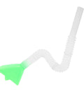 Seed Spreader Tube For Corn Planters 1 Set Plastic Seeder Replacement Tube with green nozzle and flexible white tube