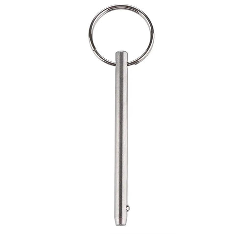 Single pin from 4 Pack Quick Release Pins 316 Stainless Steel For Bimini Tops And Boat Deck Hinges, 3/16 Inch Diameter, marine-grade hardware