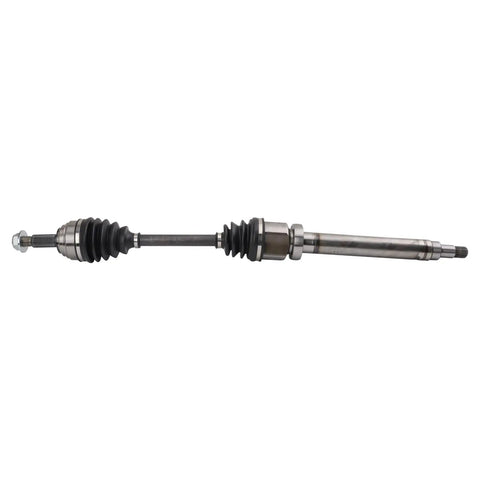 Two Front CV Axle Assemblies for Ford Fiesta 2011-2017 Manual Transmission - Driver and Passenger Side Replacement Kit, Premium-Grade, Ready to Install, Built for SE Titanium and Other Trims, Durable OE-Quality Bearings. One axle shown.