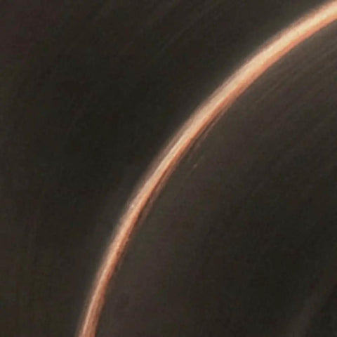 Close-up of oil rubbed bronze finish on 5 Pack Jumbo Handrail Brackets for Stairways and Hallways, showing detailed surface texture.
