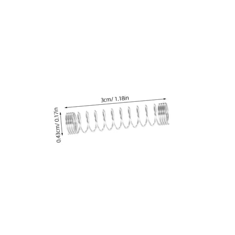 Cool Gadpiparty 50 Pack Stainless Steel Compression Springs For Ballpoint Pen Refills And Gel Pens Mini Mechanical Click Return Coils Perfect Home School Diy Stationery Compact Replacement Kit, 3cm spring
