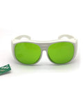 Top Notch Nd Yag Laser Safety Glasses 1064Nm Optic Eyewear With Od Four Plus Shielding For Industrial Machining And Cutting Jobs Kick Ass Gear Built Heavy Duty For Real World Shop Use Daily, green-tinted lenses.