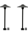 Low Voltage Path Lights Cast Aluminum Pathway And Driveway Lighting Kit With Wire Connectors Replaceable 3W G4 LED Bulbs