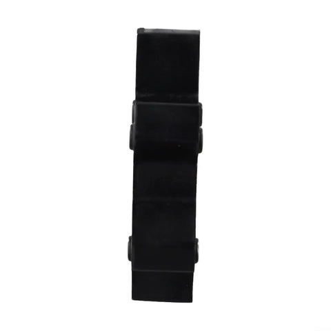 Top Tier L110 Flexible Rubber Spider Insert For L Jaw Coupling With Superior Vibration Damping And Tough Ureane Construction Made To Fit Lovejoy And Woods Industrial Systems Perfectly, side view of black rubber insert.