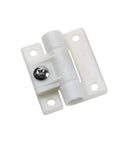 White Damping Hinges With Adjustable Torque For Industrial Cabinets And Furniture Durable 1 Piece Heavy Duty Soft Close Action Ideal For Tool Chests