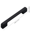 Matte Black Zinc Alloy Cabinet Pulls And Furniture Handles 1 Pair For Wardrobe And Kitchen Cabinets Cupboard Drawer Knobs Hardware