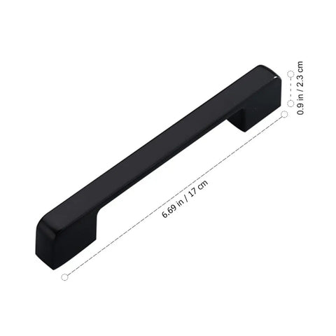 Matte Black Zinc Alloy Cabinet Pulls And Furniture Handles 1 Pair For Wardrobe And Kitchen Cabinets Cupboard Drawer Knobs Hardware
