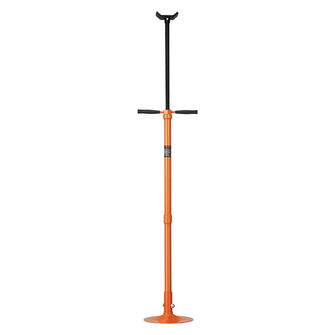 Underhoist Support Stand Three Quarter Ton Capacity With Two Wheels Adjustable Height From Fifty One To Eighty Inches Bearing Mounted Spin Handle And Foot Pedal Built Tough Tubular Steel Vehicle Lift Stand For Auto Repair