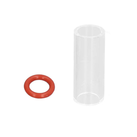 High Temp TIG Welding Torch Accessory Kit With Glass Cup Nozzle For 2 Point 4mm WP17 WP18 WP26 Argon Welder glass tube and red O ring