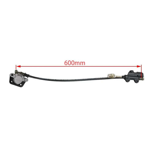 600mm hydraulic brake line for 32 Inch Rear Live Axle Kit For DIY Go Kart ATV Drift Trike Quad Beefy 30mm Axle 420 37T Sprocket