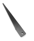MT3 Taper Shank Drill Bits With Center Key Chuck Sleeve Adapter, heavy duty drift key wedge removal tool in black metal, angled view