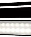 Black Wall Washer LED Track Fixture With Die Cast Aluminum Body, Slim Side Profile, 45 Degree Tilt, 120V Track Ready
