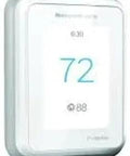 Side view of T10 Pro Smart Thermostat With RedLINK And WiFi For Total Home Control Fast Setup Energy Saver Mode Smart Scheduling