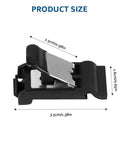 Fuel Door Spring Clip For 2019-2021 Toyota RAV4 Replacement Gas Door Release Clip Part 77360-35040 shown with dimensions