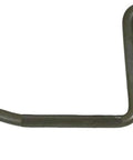 Close-up of a durable metal rung from Step Up Tree Steps 8 Pack for Hunting Tree Stands With Durable Metal Rungs in Hunter Green
