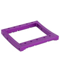 Beefed Up Dual Servo Winch Mount For One Tenth RC Rigs And Capra Crawlers, Heavy Duty Metal Servo Mounts For Ultra Smooth Steering, Purple frame