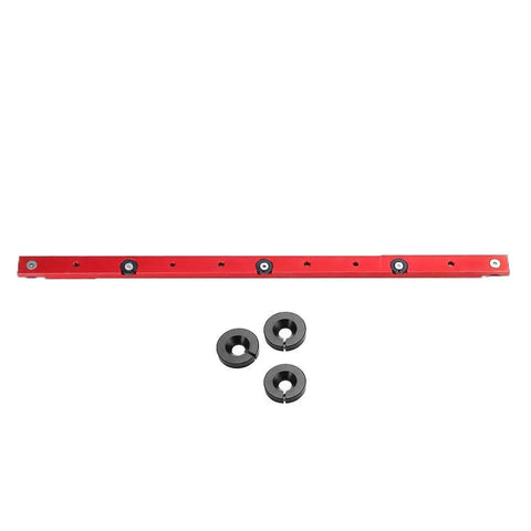 Rock Solid Aluminum Miter Bar Slider For Table Saw And Router Table, Adjustable 300-880Mm Rail With T Slot Track, stainless steel washers