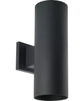 Dope Modern 5 Inch Outdoor Up And Down Wall Lantern In Black Finish Cylinder Collection Exterior Light for porch, patio, entryway