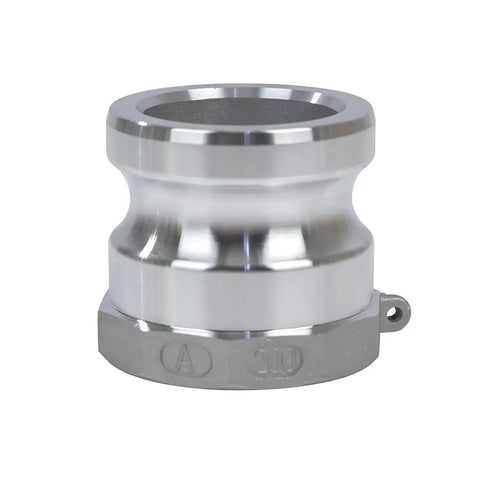 Two Pack Aluminum Cam Lock Fittings 2 Inch Cam And Groove Hose Adapter With Heavy Duty Male NPT Thread Quick Disconnect Camlock Fittings