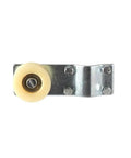 Premium Motorcycle Chain Tensioner Roller For Pitbike Motion Adjuster Pulley Fit 66cc 80cc Motorized Bicycle Two Stroke Engine Kit Upgrade Smooth Ride, metal bracket with nylon roller