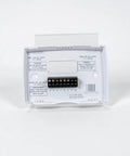 Back view of PRO 2000 5 Plus 2 Day Programmable Thermostat with backlit display showing wiring terminals for setup.