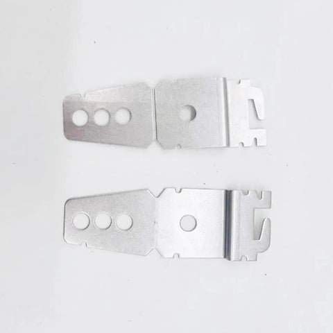 Heavy Duty Iron Dishwasher Mounting Bracket Kit Locks Your Rig Down Tight So You Slide Out Racks With Zero Wobblies Solid Anti Tip Base For Granite Countertops Comes Loaded With Pro Grade Screws And Hardware, pack of 2 iron brackets.