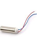 Waterproof Micro Vibration Motor 7x25mm Coreless Mini DC Replacement Motor with wires visible