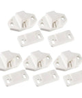 5 Pack ABS Door Roller Catch Kit for cabinets, cupboards, and closets with spring-loaded roller for smooth opens and secure closures.