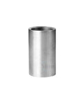 304 Stainless BSPT Female Barrel Coupler Nipple Pipe Fitting Connector Kit, size 1 inch, shown in a vertical position.