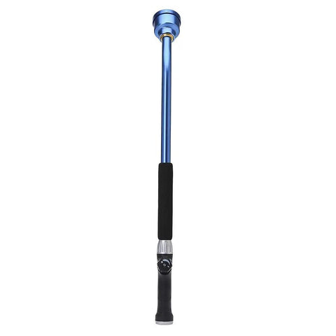 Watering Wand Sprayer With Stainless Head 24 Inch Reach For Hanging Baskets And Garden Plants Ergonomic Curved Wand Blue