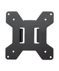 Solid Beefy Steel VESA Mounting Bracket 75X75mm And 100X100mm quick release removable plate, black steel design.