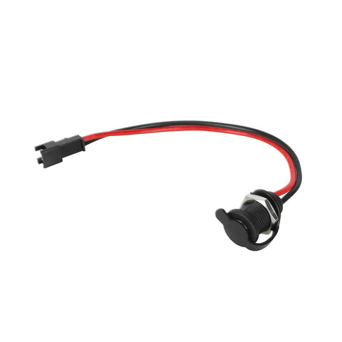 5.5X2.1Mm Electric Scooter Charging Port High Current Female Power Connector Waterproof Dustproof Socket For Escooter Accessories Durable Plastomer Construction