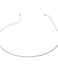 Waterjet whipline wire for waterjet cutting machine, stainless steel with two small bent ends