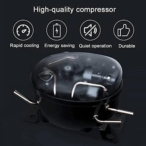 Top Shelf Portable Countertop Ice Maker Whips Up 26 Pounds Fresh Cubes Daily Dead Silent Cooling's durable, energy-saving compressor.