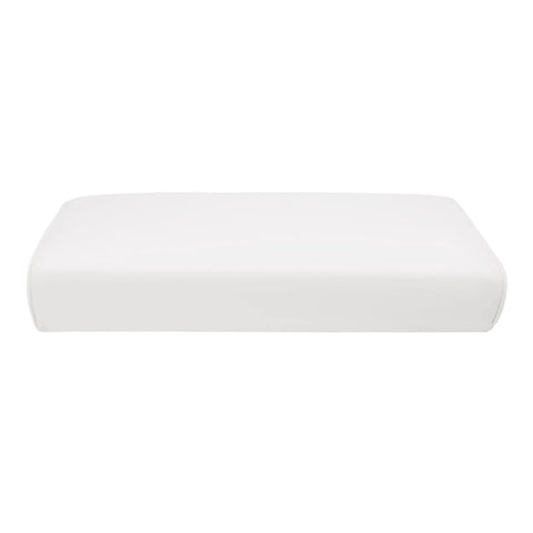 Seat Bottom Cushion For 8WD159RS Swingback Cooler Seat Universal Pontoon Boat Replacement For Yacht Pontoon And Fishing Boat White Premium Foam Core