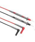 Pro Grade Right Angle Test Lead Set With Comfort Grip Probes, WearGuard Indicator, and 4 mm Shrouded Banana Connectors for multimeters