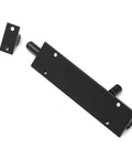 Heavy Duty Sliding Bolt Door Latch Pack Of Two Aluminum Alloy Gate Lock For Barn And Patio Doors Smooth Operator Self Closing Design silver and black slide bolts